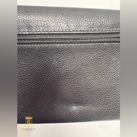 🖤SOLD🖤CHANEL timeless CAVIAR SKIN LEATHER BIFOLD WALLET - Picture 12 of 13